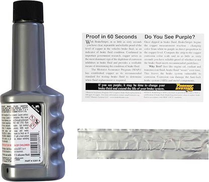 Phoenix Systems 3202-B Anti-Rust Synthetic Brake Fluid Treatment (DOT 3, 4 and 5.1 - Single Use Treats Up to 1 Liter of Brake Fluid)