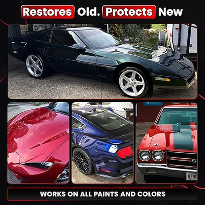Clarity Compound - Polishing & Cutting Compound for Cars with ClarityFusion Technology - One Step Scratch Remover for Clear Coat & Paint Restoration - Removes Scratches, Swirls & Oxidation - 16 oz