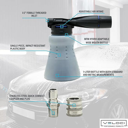 Veloci Performance MTM Hydro GHF1 Low Pressure Garden Hose Foamer