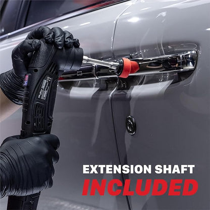 Maxshine Professional Portable Cordless Polisher M0312 V2 (Black) | Lightweight 1.93 lbs Portable DA/Rotary Car Buffer | 6-Speed Auto Detailing for Scratch & Swirl Removal, Paint Care, Gloss & Shine