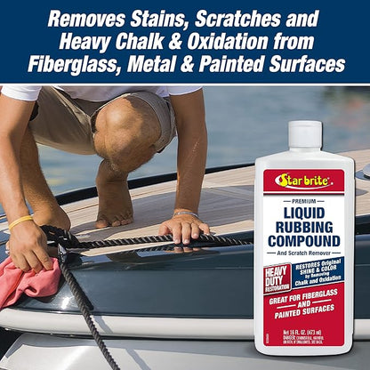 STAR BRITE Liquid Rubbing Compound 16 oz. Oxidation & Scratch Remover