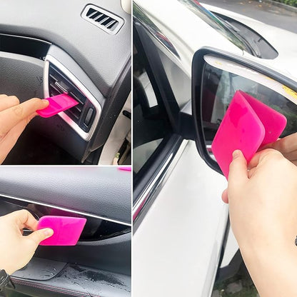 Gomake PPF Squeegee Kit - 5 in 1 Anti-Scratch Soft TPU Squeegee for Vinyl, Small Tint, Paint Protection Film, Vinyl Wrap/Window Tint Tools, Mirror/Window/Household Cleaning
