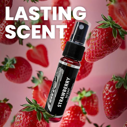 Lane's Premium Car Air Fresheners - Strawberry Scent Water Based - 1oz Eliminate Bad Odors of Pet & Food From Car Interior Leather, Carpet, Upholstery Great For Cars, Trucks, SUVs, RVs & More