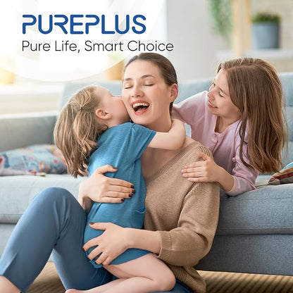 PUREPLUS 5 Micron 20" x 4.5" Whole House Coconut Shell Activated Carbon Water Filter Replacement Cartridge, Compatible with FC25B, EPM-20BB, CB-BB-20, CTO-F20B-5, 155783-43, 2 Pack
