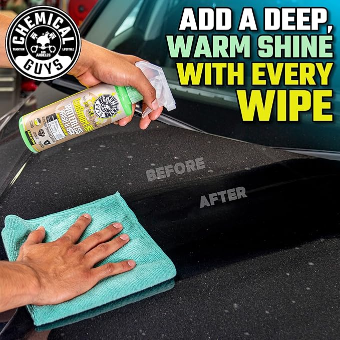 Chemical Guys EcoSmart Waterless Car Wash & Wax Ready To Use, Safe for Cars, Trucks, SUVs, Motorcycles, RVs & More, Extra Large 32 fl oz