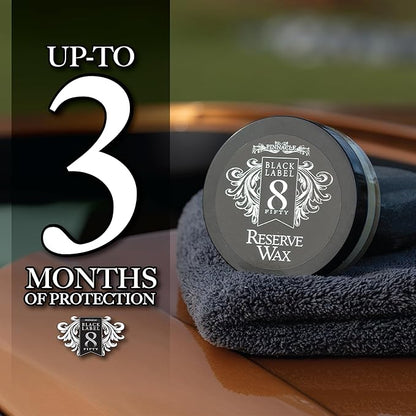 Pinnacle Black Label Reserve Wax | Premium Brazilian Carnauba Wax for Deep Gloss & Shine | Long-Lasting Protection for Paint & Clear Coats | Easy Application & Smooth Finish | PBL-650-FBA