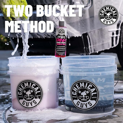 Chemical Guys Cyclone Dirt Trap Car Wash Bucket Insert Black Color (2 Pack) - DIRTTRAP01_02