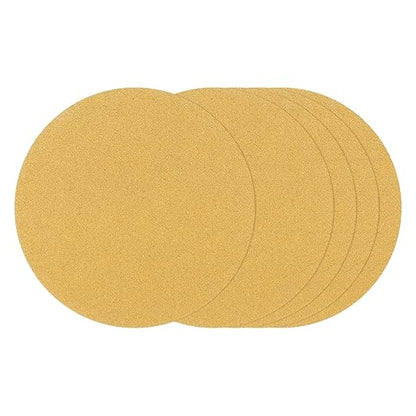 Kozelo 25 Pcs Sanding Discs 3 Inch 150 Grit Hook and Loop Random Orbital Sandpapers Suitable for Drywall Sander Wood Metal Furniture, Yellow