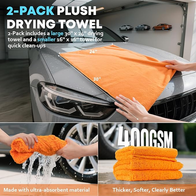 VCANENERGY Car Cleaning kit, Car Interior Detailing kit with 10000pa Car Vacuum Cleaner, Detailing Brush Set, Wheel Brush, Windshield Cleaner Tool, Complete Auto Accessories for Men, Women