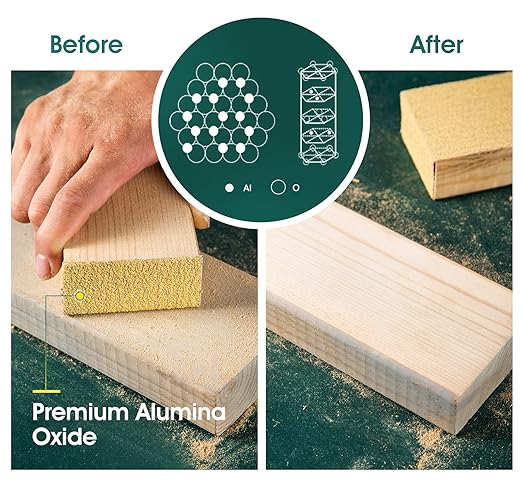 S SATC 150 Grit PSA Longboard Sandpaper 20 Yard Long Continuous Roll, 2-3/4" Wide Self Adhesive Stickyback Sanding Sheets for Automotive, Hand Sanding Blocks,Woodworking, Metal, Plastic