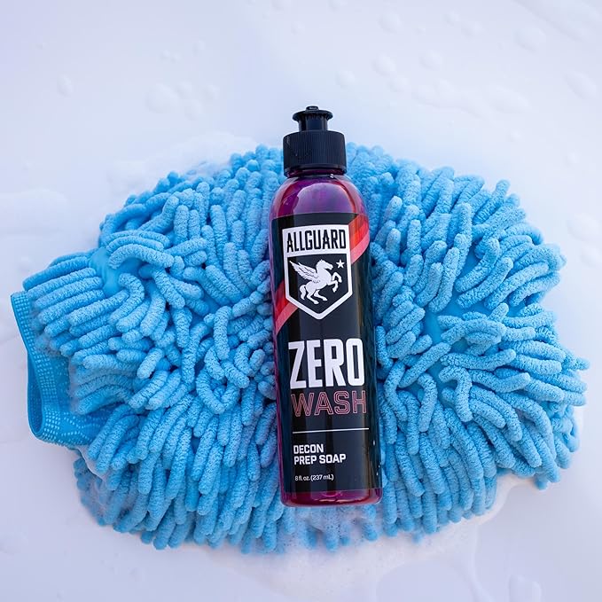 ZERO Wash - Strip Wash & Decontamination Soap - Deep Cleaning Removes Tough Contaminants, Old Car Waxes, & Sealants - Superior Surface Prep Boosts Coating Bond & Strength - Car Shampoo & Wax Remover
