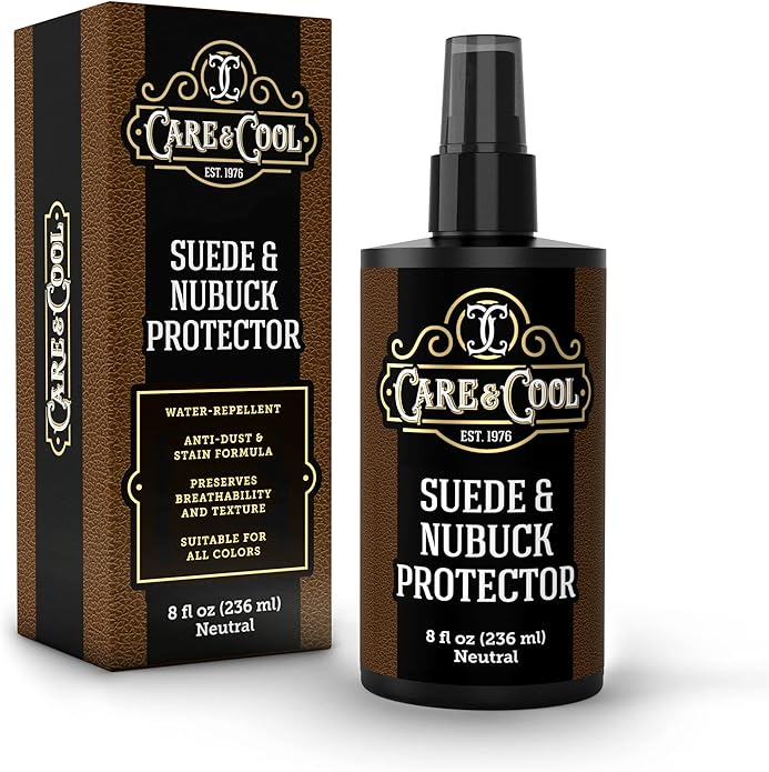 Care & Cool Maximum Protection for Your Suede and Nubuck (8 oz). Waterproofing, Dust and Stain Repellent Formula for your Shoes, Boots, Bags and Jackets. Setting the Standards Since 1976.