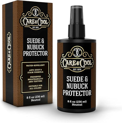 Care & Cool Maximum Protection for Your Suede and Nubuck (8 oz). Waterproofing, Dust and Stain Repellent Formula for your Shoes, Boots, Bags and Jackets. Setting the Standards Since 1976.