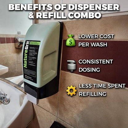 NatureGrit Refill And Dispenser Combo