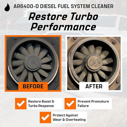 Archoil AR6400-D Diesel Fuel System Cleaner - Cleans Injectors, Turbo, DPF & EGR