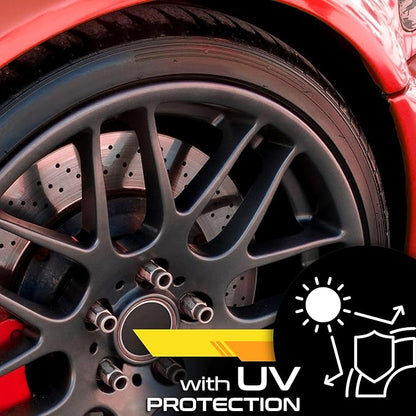 Formula 1 Black Gold, Long-Lasting Tire Shine Restores Glossy Black Color to Rubber and Plastic Trim, Water Resistant with UV Protection, 16 oz