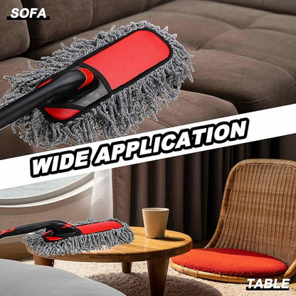 HARFINGTON Car Duster Brush Exterior Scratch Free Car Cleaning Brush High-Density Soft Auto Detailing Tool with Extendable Handle for Cars SUV Trucks Motorcycle Home Cleaning