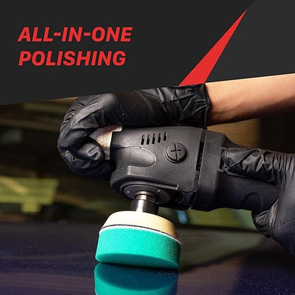 Maxshine 2” Foam Polishing Pads Kit | Includes 2” Wool, Cutting, Polishing & Finishing Pads with 2” Hook & Loop Backing Plate (5/8” Thread) | Detail Polishing Kit for Small & Hard-to-Reach Areas