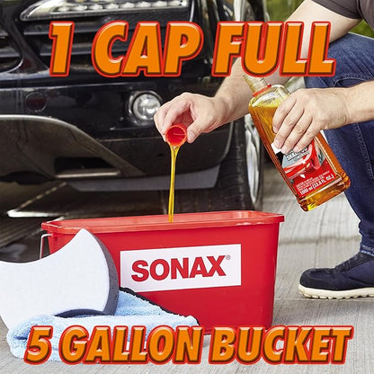 SONAX (314500 Car Wash Shampoo Concentrate - 169 fl. oz.