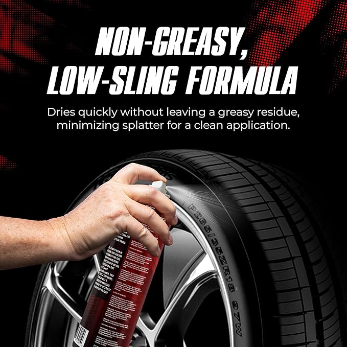 TEAM UNIQUE Tire Shine Satin – 18.6 Fl Oz (550mL) Pack of 12 | Advanced Formula for a Lasting Satin Sheen | Protects Tires from Cracking and Fading | Non-Greasy, Low-Sling Spray
