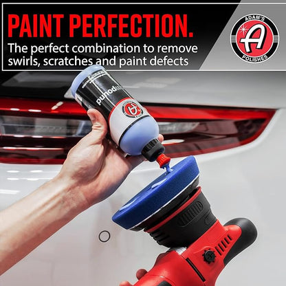 Adam's Polishes 9mm Dual Action Car Polishing Kit (16 Item) - Buffer Car Scratch Remover for Car Detailing | Includes Polish, Compound & Pads