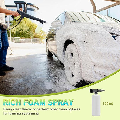 Pressure Washer Power Washers with Touch Screen, 5000PSIIMAX, High Pressure Cleaning Machine with 4 Quick Connect Nozzles and Foam Cannon for Cars Driveways Patios Fences