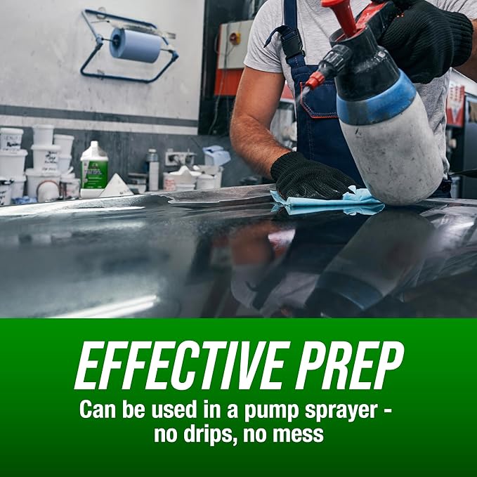 KLEAN-STRIP Prep-All ULTRA Universal Surface Cleaner, Low VOC, Automotive Multi-Surface Cleaner, Wax & Grease Remover, Paint Prep, Non-Flammable, 1 Gallon