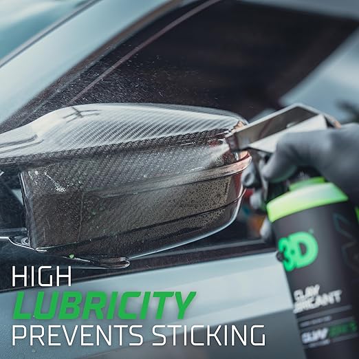 3D Clay Lubricant GLW Series | DIY Car Detailing | Hyper Slick Lubrication for Clay Bars | Eliminates Contaminants from Paint | Ultra Surface Protection | Decontamination Formula | Easy to Use | 64oz