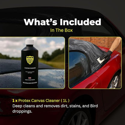 PROTEX Convertible Soft Top Canvas Cleaner 1 Litre.- Deep Cleans