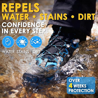 Tidybond Shoe Protector Spray 6.76 fl oz – Waterproof & Stain Repellent for Sneakers, Boots, Leather, Suede, Canvas & Fabric – Long-Lasting Shoe Waterproofing Spray