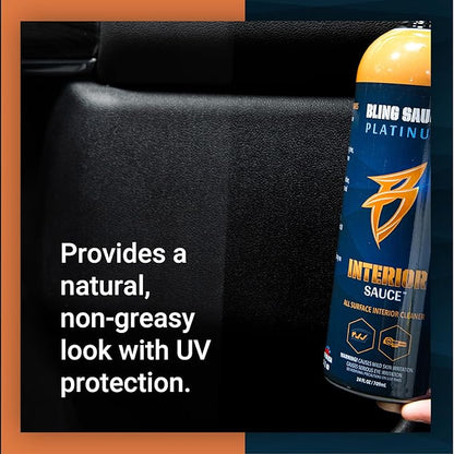 Bling Sauce Platinum Interior Sauce, Lavender Scent, All Surface Automotive Interior Cleaner for Cars, Trucks, SUVs, 24oz.