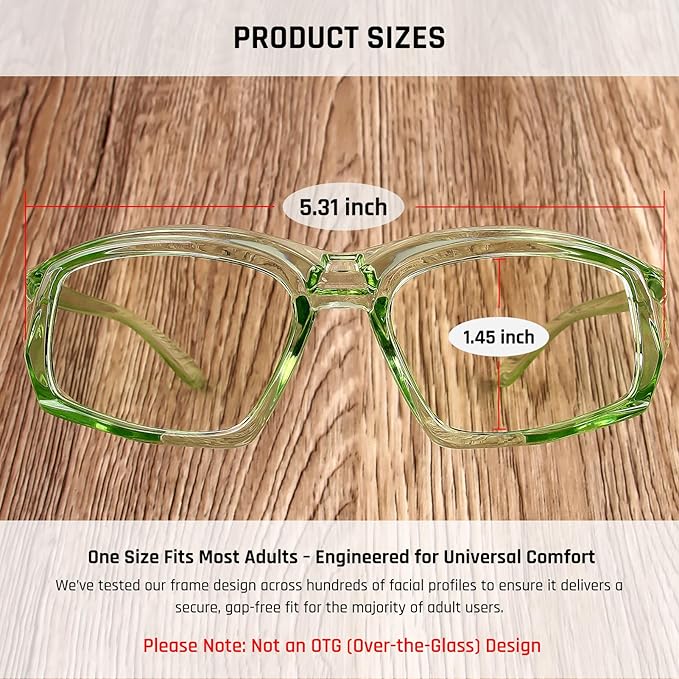 MORK&SUKY Safety Glasses for Men&Women, Anti-Fog Protective Eyewear with Side Shields for Woodworking, Lab Work,Construction.