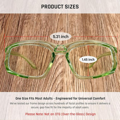 MORK&SUKY Safety Glasses for Men&Women, Anti-Fog Protective Eyewear with Side Shields for Woodworking, Lab Work,Construction.