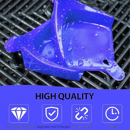 4 Pack Car Hose Guide, Upgraded and Enlarged, Tire Hose Roller for Car Washing, Plastic Detailing Tool to Prevent Pressure Washer Hose from Getting Stuck Under Wheels