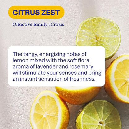 ATTITUDE Window & Mirror Cleaner Refill, EWG Verified, Plant- & Mineral-Based, Vegan & Streak-Free Glass Spray, Citrus Zest Scent, 67.6 Fl Oz