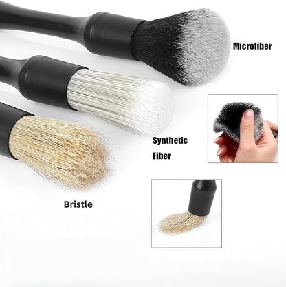 8PCS car Interior Cleaning kit, car Interior Cleaning Brush, car Cleaning Sponge, Cleaning Cloth and Storage Bag - a car Cleaning Supplies Set, Suitable for Cars, Trucks, and car Gifts