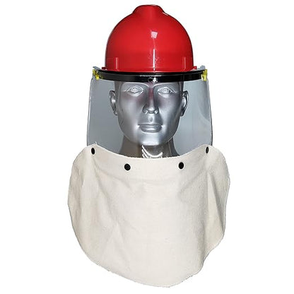 Face Shield Adapter Bracket with Anti-Fog Face Shield Window for Hard Hat