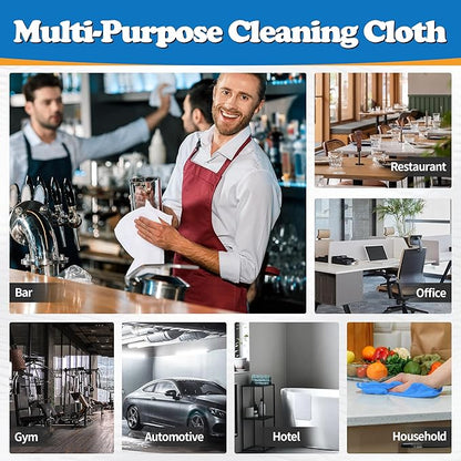 FIXSMITH Shop Towels, Pack of 150, Microfiber Cleaning Cloth Bulk, Microfiber Towels for Cars, Lint Free, Scratch-Free Cleaning Rags for Housekeeping, 11.5 x 11.5 inch