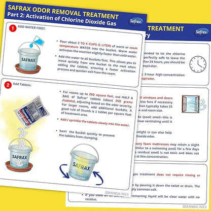 ODOR-CLO2 Chlorine Dioxide Odor Removal - Air Freshener & Deodorizer