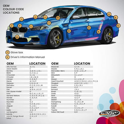 Color N Drive Touch Up Paint - Compatible with Toyota Silver Knockout Metallic (1K0) - Scratch and Chip Repair Kit - Plus Pack