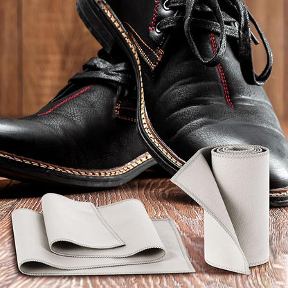 10 Pcs Shine Shoes Cloth Kit Polish Dauber Applicators Cleaning Leather Shoes Boots Microfiber Care Cloths Suede Cleaner