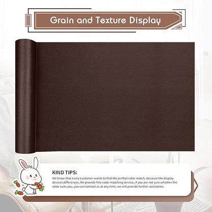 KING MOUNTAIN Leather Repair Patch,12 x 60 Inches self Adhesive Leather Repair Tape for Damaged Leather Furniture, Sofa Seating,Car Seats, Leather Goods（Coffee Brown）