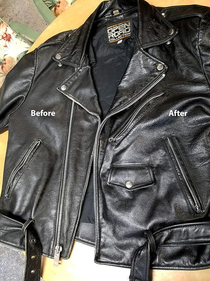Skidmore's Biker Edition Leather Cream | All Natural Formula Cleans, Conditions, and Protects your Motorcycle | Made in USA