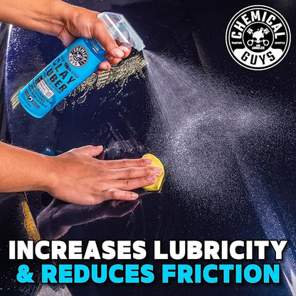 Chemical Guys CLY_109 Light Duty Clay Bar and Luber Synthetic Lubricant Kit, 16 oz (2 Items), Blue