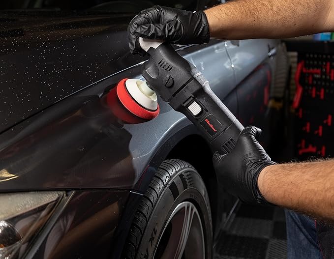 Maxshine M312/M550 Polisher Kit | Includes 3” Dual Action & 3” Rotary Polishers, 550W, 6-Speed | Compact Auto, Boat & Marine Detailing Tools for Swirl Removal, Paint Correction & Glossy Finish