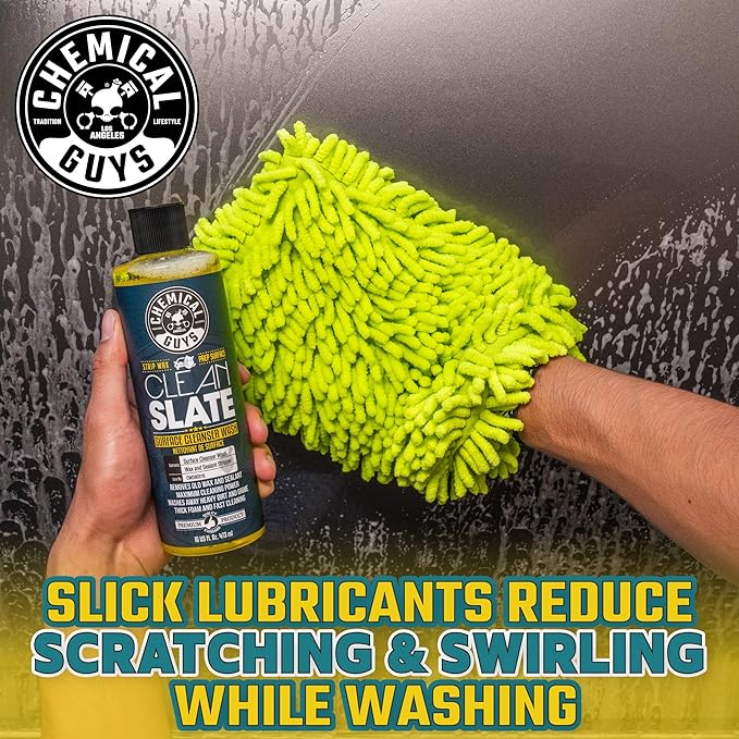 Chemical Guys CWS80316 Clean Slate Deep Surface Cleaning Car Wash Soap (Removes Old Car Waxes, Glazes & Sealants for Superior Surface Prep), 16 fl oz, Citrus Scent