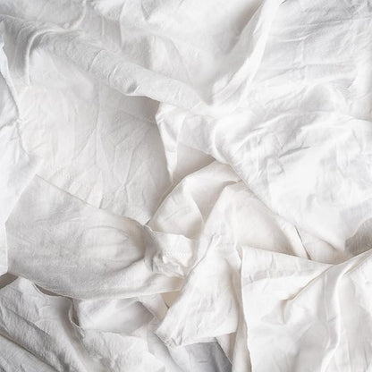 Erie Cotton Recycled White Knit T-Shirt Rags 25lb Box