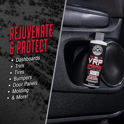Chemical Guys VRP Vinyl, Rubber, and Plastic Dressing - Tire Dressing, Non-Greasy, Dry-to-the-Touch Shine for Tires, Trim, and More, Safe for Cars, Trucks, SUVs, RVs & More - 16 oz