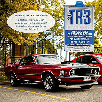 MPD Cobalt Charm TR Three Automobile Resin Glaze Cleaner & Polish - 16oz - Paint Restoration, Car Scratch Remover, Clear Coat Enhancer, Car Finish Protectant (Pack of 2)
