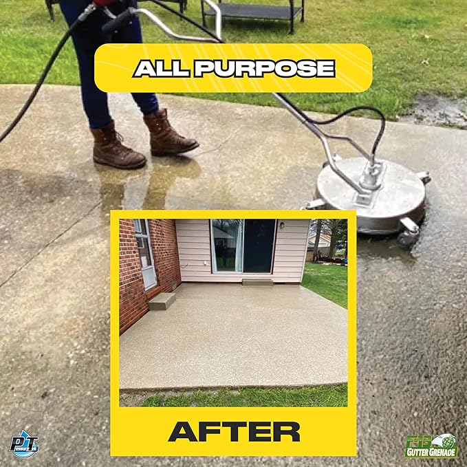Elemonator: House Wash Surfactant for Siding, Roof and Concrete Cleaning, Bleach Additive, Soft Wash Soap, 1/2 Gallon, 64 Fl Oz (QTY 1)
